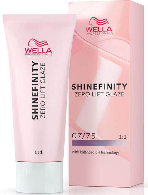 Крем-фарба без окислювача Wella Professionals Shinefinity Zero Lift Glaze 07-75 Cool Raspberry Latte 60 мл (4064666057613) - зображення 1