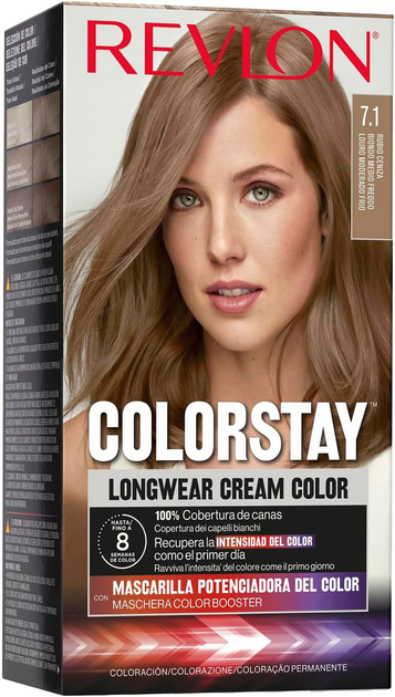Крем-фарба без окислювача Revlon Colorstay Longwear Cream Color Ash Blonde 7.1 165 мл (309970210649) - зображення 1