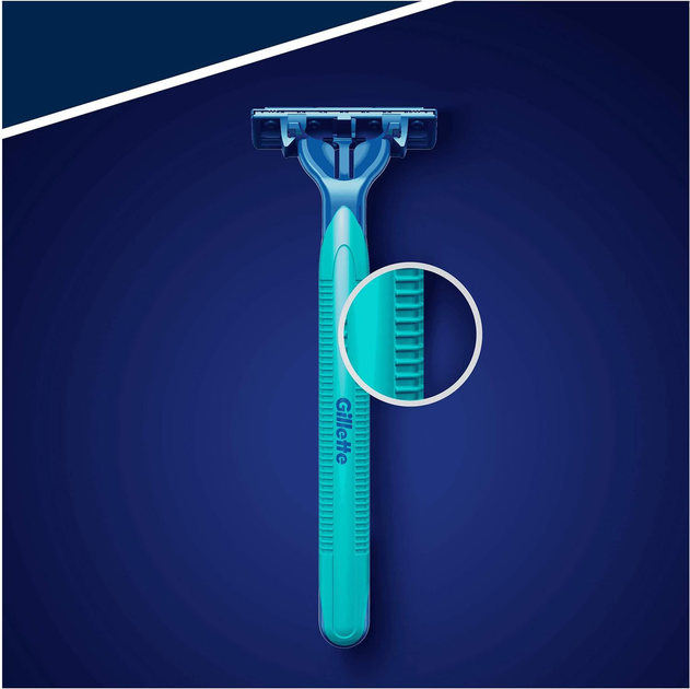 Maszynka do golenia dla mężczyzn Gillette Blue 2 Plus Slalom 5 szt (7702018466726) - obraz 3