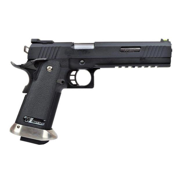 Пістолет HI-CAPA 6.0 I-REX BLACK/SILVER WE - зображення 2