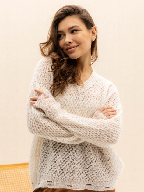 Джемпер жіночий Seventeen 1444.5654 One Size Білий від Rozetka на платформі USKIDKA Акція на Джемпер жіночий Seventeen 1444.5654 One Size Білий від Rozetka
