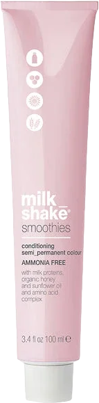Farba do włosów Milk Shake Smoothies 6.13 Ash Golden Dark Blond 100 ml (8032274057956) - obraz 1
