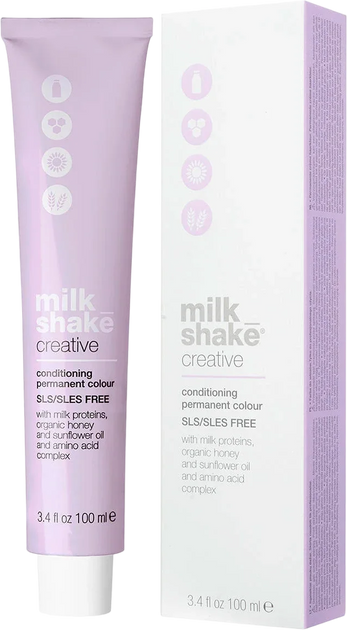 Farba do włosów Milk Shake Creative 4.3 Medium Gyllenbrun 100 ml (8032274058748) - obraz 1