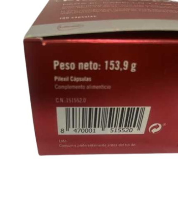 Харчова добавка Lacer Pilexil Cápsulas 100 U (8470001515520) - зображення 3