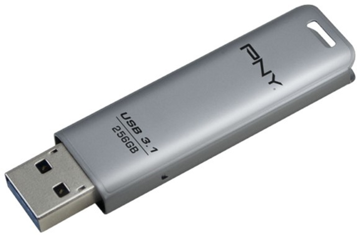 Pendrive PNY Elite 256 GB USB 3.1 Grey (FD256ESTEEL31G-EF) - obraz 4
