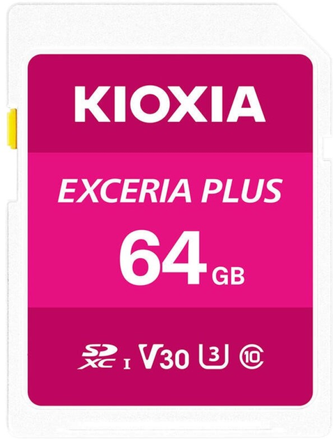Карта пам'яті Kioxia Exceria Plus SDXC 64 GB (LNPL1M064GG4) - зображення 1