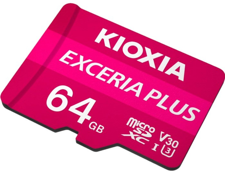 Karta pamięci Kioxia Exceria Plus MicroSDXC 64 GB (LMPL1M064GG2) - obraz 3