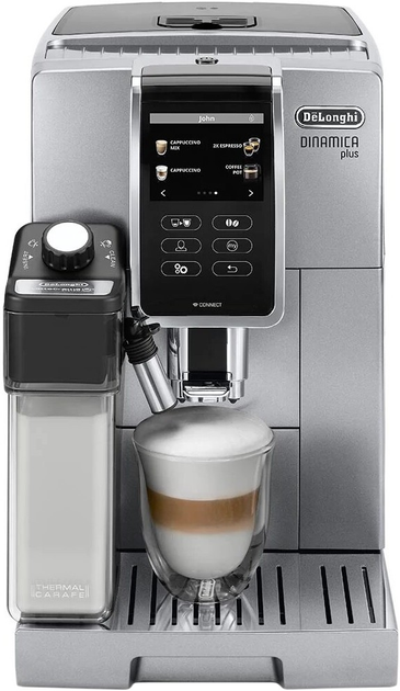 Ekspres do kawy Delonghi Dinamica Plus ECAM 370.95.S - obraz 2