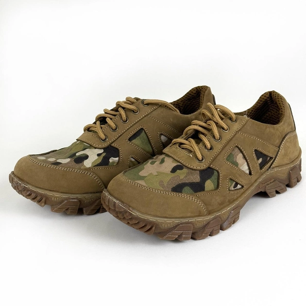 Тактичні літні кросівки полегшені,Армійські чоловічі кросівки energy камуфляж мультикам 45 розмір - изображение 1