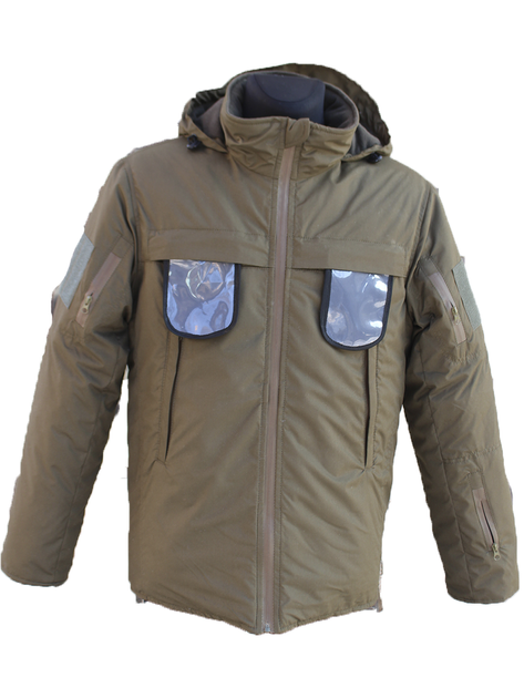 Куртка зимова тактика мембрана Pancer Protection олива (58) - зображення 2