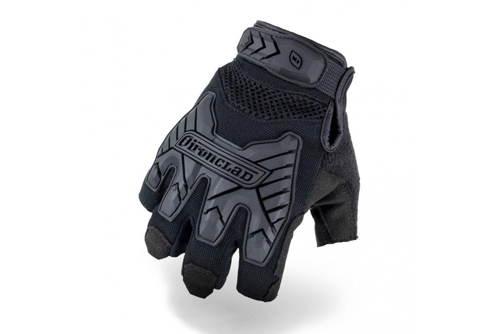 Рукавички тактичні IRONCLAD Tactical Fingerless Impact Glove black XL - зображення 1