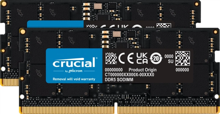 Оперативная память Micron Crucial DDR5-4800 SODIMM 32GB Kit