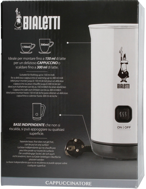 Вспениватель молока Bialetti Milk Frother MKF02 Bianco - изображение 5