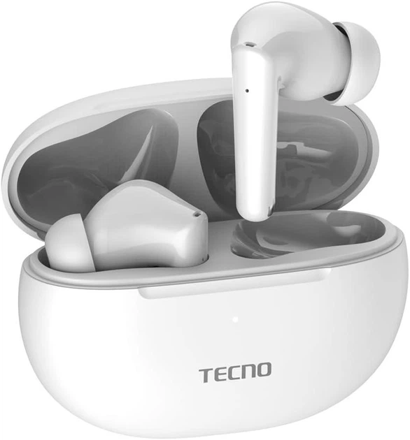 Навушники TECNO Buds 3 (BD03) White - зображення 2