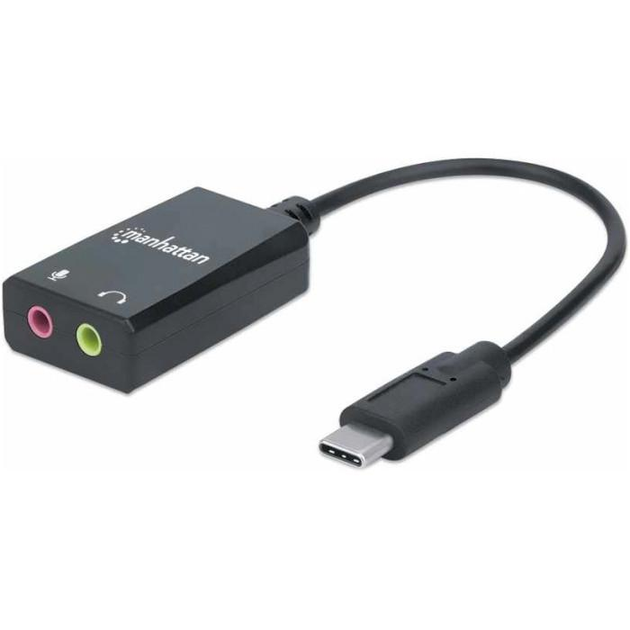 Внешняя звуковая карта MANHATTAN USB-C 2.1 (153317) - изображение 1