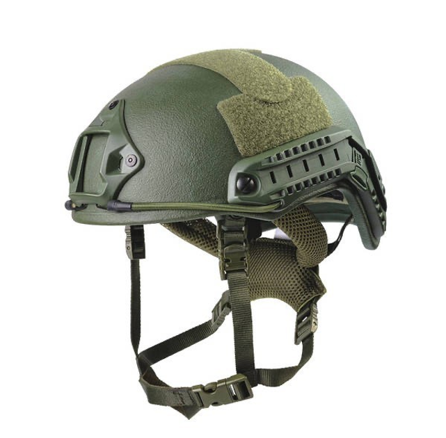 Балістичний шолом каска FAST Helmet NIJ IIIA оливковий - изображение 1