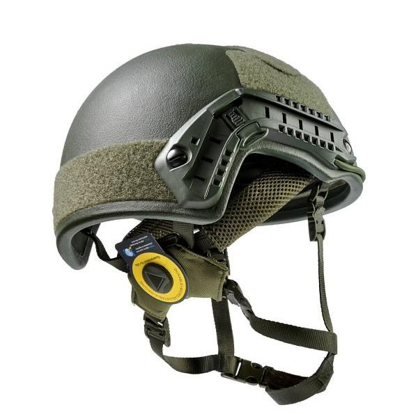 Балістичний шолом каска FAST Helmet NIJ IIIA оливковий - изображение 2
