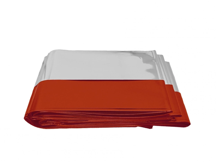 Термопокрывало (покрывало спасательное) медицинского назначения, оранжевый/серебро - изображение 1