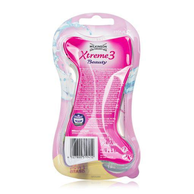 Одноразові станки для гоління Wilkinson Sword Xtreme 3 Comfort 3+1 шт (4027800510412) - зображення 4
