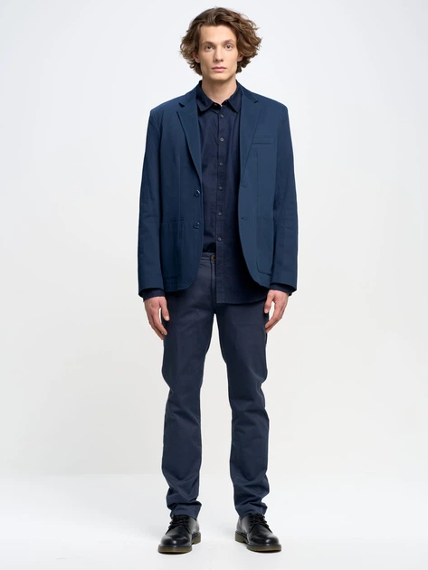 Spodnie chinosy męskie Big Star Hektor 404 W32-L34 Niebieskie (5900714342036) - obraz 3