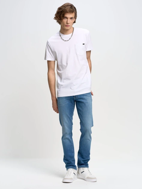 Koszulka męska Big Star Carbon 101 M Biała (5900714387822) - obraz 3