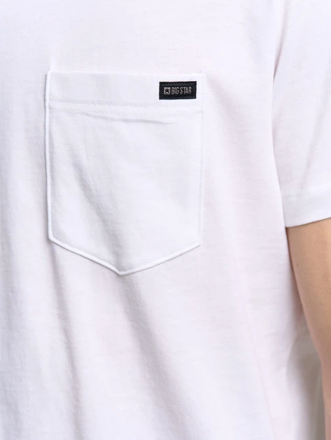Koszulka męska Big Star Carbon 101 M Biała (5900714387822) - obraz 4