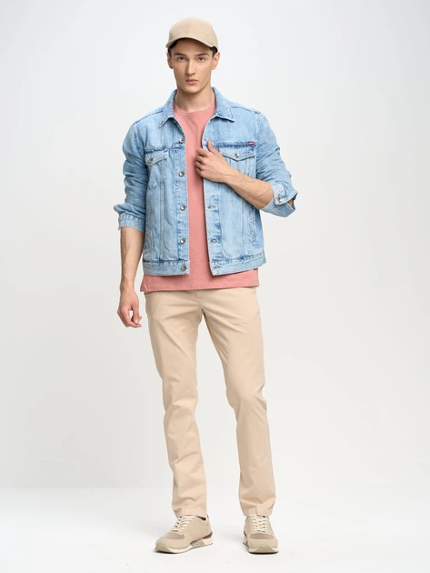 Spodnie regular fit męskie Big Star Erhat 190070805 W36L32 Beżowe (5900714628895) - obraz 3