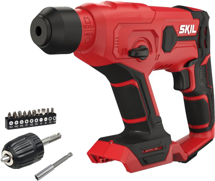 Аккумляторный перфоратор Skil SDS+ 3810 CA со съемным патроном (RH1E3810CA) (8719643001139) - изображение 1