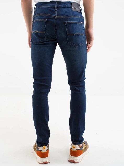 Jeansy slim fit męskie Big Star Deric-579 W34-L34 Ciemnoniebieskie (5900714427252) - obraz 2