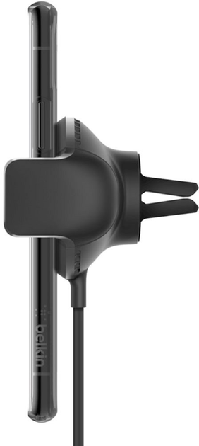 Бездротовий зарядний пристрій Belkin Qi Wireless Charging Car Mount 10W Black (F7U053BTBLK) - зображення 5