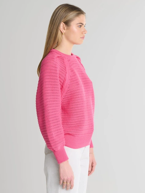 Sweter damski Big Star Funia-601 L/XL Różowy (5900714702014) - obraz 3