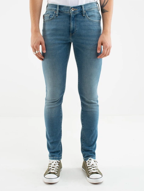 Jeansy skinny męskie Big Star Jeffray-266 W34-L32 Niebieskie (5900714683139) - obraz 1