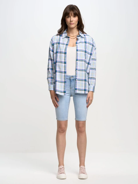 Spodenki damskie jeansowe Big Star Shira-100 W31 Jasnoniebieskie (5900714640699) - obraz 4