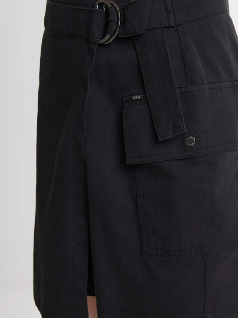 Спідниця міні літня жіноча Big Star BRUNILDA S Чорна (5900714707392) - зображення 5