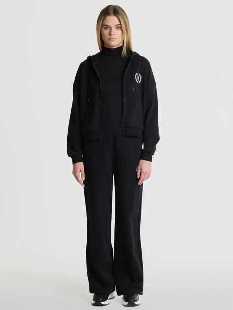 Bluza damska rozpinana z kapturem Big Star MORINGA S Czarna (5900714712136) - obraz 6