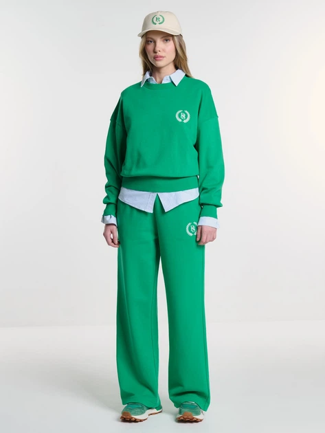 Spodnie dresowe damskie Big Star PEKINA XS Zielone (5900714712280) - obraz 6