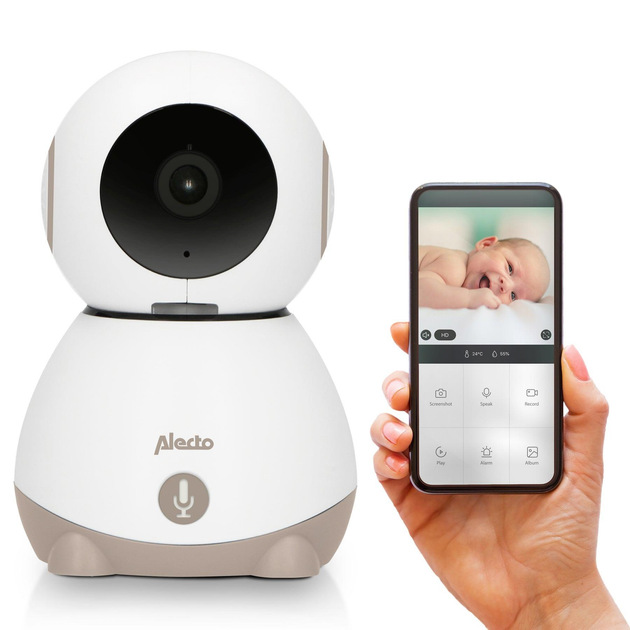 Радионяня Alecto Wi-Fi с камерой Beige, SMARTBABY10BE - изображение 2