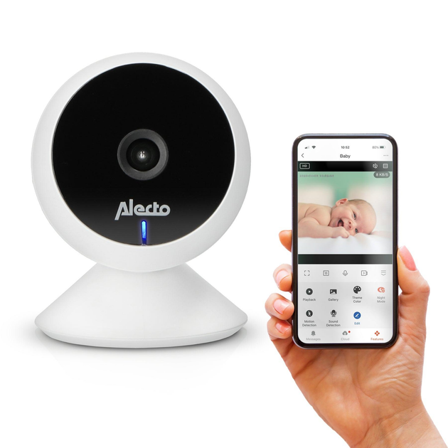 Радионяня Alecto Wi-Fi с камерой White, SMARTBABY5 - изображение 7