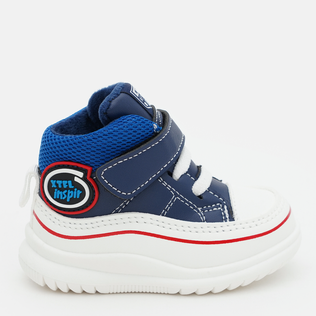 Акція на Дитячі демісезонні черевики для хлопчика Tom.m T-11031-W 22 Сині від Rozetka