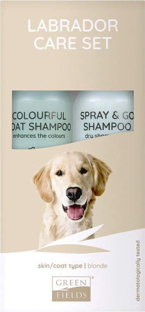 Zestaw pielęgnacyjny dla labradora Greenfields Labrador Care Set Blond 2 x 250 ml (8718836723568) - obraz 1