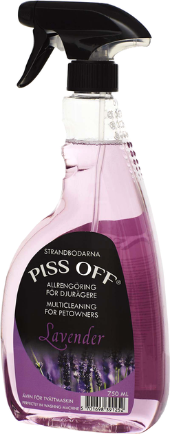 Spray do usuwania nieprzyjemnych zapachów i plam od psów Strandbodarnas Piss Off Lavendel 750 ml (5701698391252) - obraz 1
