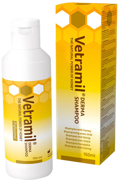Szampon dla psów ze szczególnymi problemami podrażnień skóry Vetramil Derma Shampoo 150 ml (8717438010915) - obraz 1