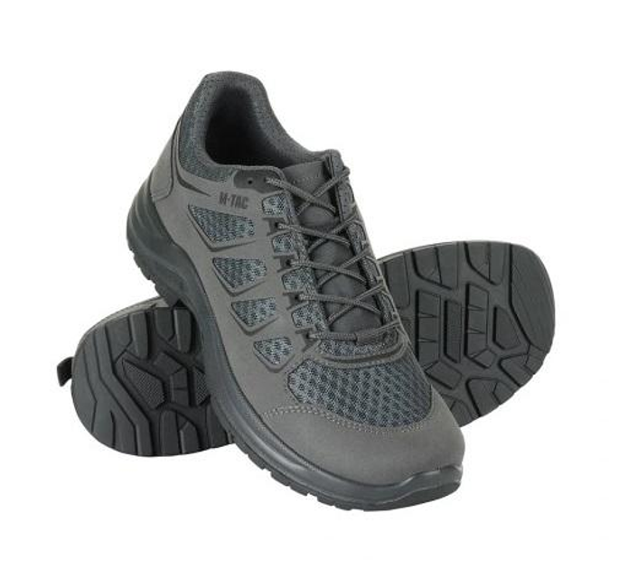 Легкие летние трекинговые кроссовки M-Tac IVA 46 Серые (Alop) - изображение 1