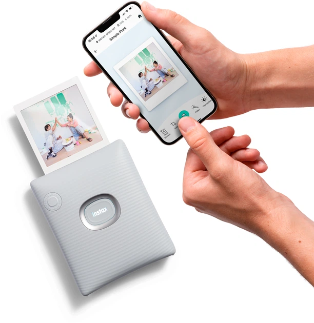 Drukarka fotograficzna Fujifilm Instax LINK SQ WHITE EX D White (4547410487671) - obraz 8