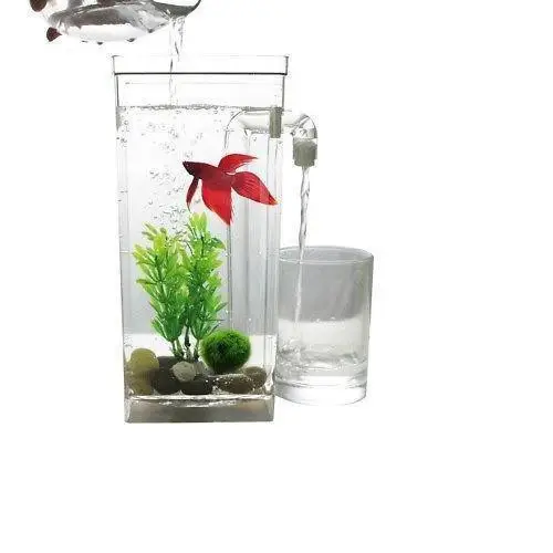 Детский прочный самоочищающийся аквариум OPT-TOP My Fun Fish с LED подсветкой (1756375765) - изображение 2