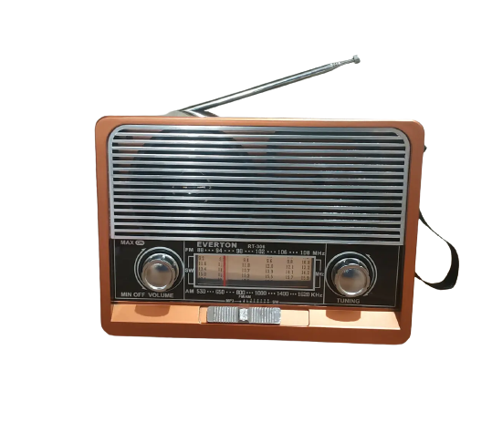 Радиоприемник на аккумуляторе Everton RT-306 FM/AM/SW/Bluetooth/USB с фонариком - Фото 3 Радиоприемник на аккумуляторе Everton RT-306 FM/AM/SW/Bluetooth/USB с фонариком - изображение 3