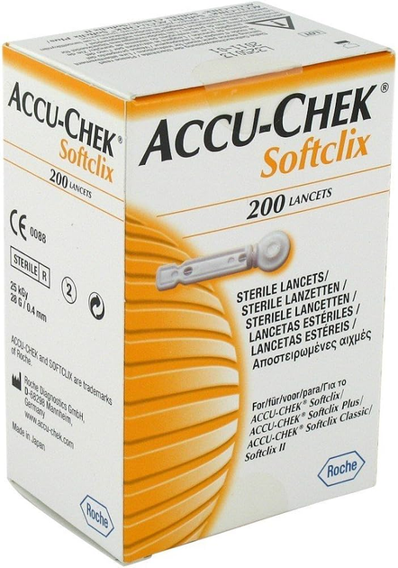 Lancety Roche  Accu-Check Softclix Ii Lancets 200 szt (4015630011384) - obraz 1