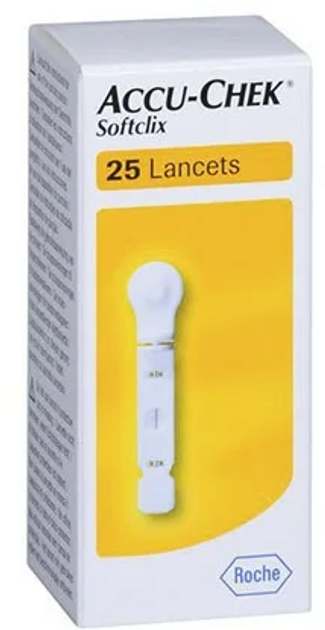Ланцети Roche Accu Chek Softclix Lancetas Clixmotion Technology 25 шт (4015630011391) - зображення 1