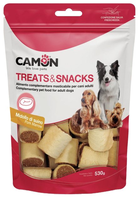 Ciasteczka dla psów Camon Roladki ze szpikiem wieprzowym 530 g (8019808208732) - obraz 1