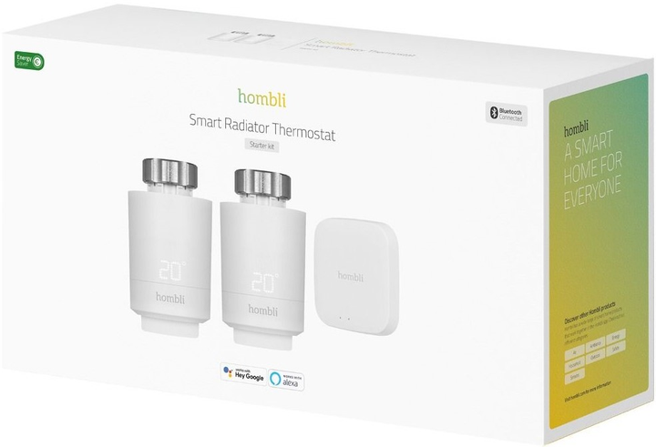 Комплект розумного радіаторного терморегулятора Hombli Starter kit (HBPP-0113) - зображення 4